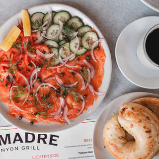 Smoked Salmon on Bagel